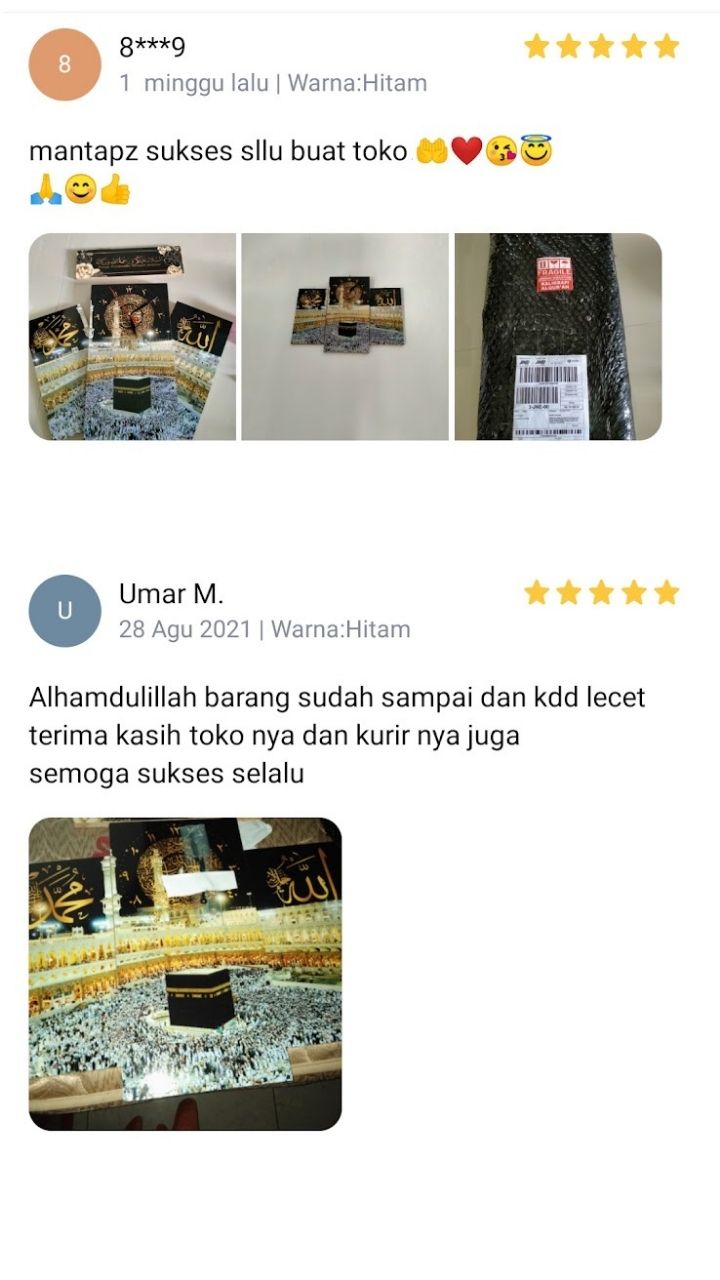 Testimoni Jam Dinding Merindu Baitullah