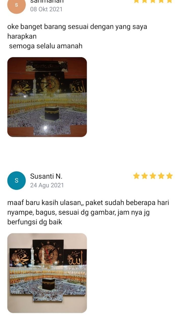 Testimoni Jam Dinding Merindu Baitullah