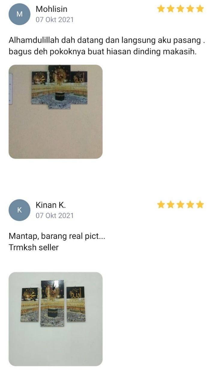 Testimoni Jam Dinding Merindu Baitullah