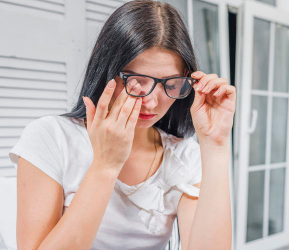 Problem orang Sedang Menggunakan Kacamata